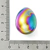 Electroplated Synthetic Non-Magnetic Hematite Palm Stones G-H021-03A-3