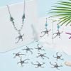 40Pcs Tibetan Style Alloy Pendants FIND-SC0008-94-4