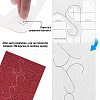 Transparent Acrylic Sewing Template DIY-GF0002-92-3