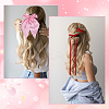 6 Styles Bowknot Polyester Hair Barrettes PHAR-SP0001-22B-6