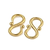 Ion Plating(IP) 304 Stainless Steel S-Hook Clasps STAS-U007-20B-G-2