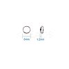 304 Stainless Steel Split Rings STAS-PH0002B-04P-3