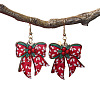Christmas Theme Iron Acrylic Dangle Earrings FS-WGD1984-02-2