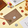 80Pcs 4 Colors Rose Adhesive Wax Seal Stickers DIY-CP0010-20-4