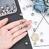 70Pcs 7 Style 201 Stainless Steel European Beads OPDL-UN0001-05-4