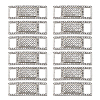 12Pcs Alloy Glass Rhinestone Shoelace Buckle FIND-HS0002-48P-1