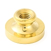 Golden Tone Round Wax Seal Brass Stamp Heads AJEW-Z034-01G-12-3