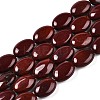 Natural Red Rainbow Jasper Beads Strands G-M206-51-4
