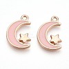 Alloy Enamel Pendants ENAM-T022-09C-1