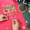 Christmas Theme DIY 304 Stainless Steel Chains Bracelet/Neckalces Making Kits DIY-SP0006-04-3