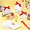 White Cardboard Paper Wedding Candy Boxes with Ribbon CON-FZC0002-002D-5
