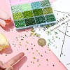 DIY Round Glass Seed Beads Bracelets Jewelry Making Kits DIY-YW0010-35-4