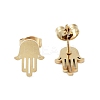 PVD Vacuum Plating 304 Stainless Steel Stud Earrings for Women EJEW-A048-26G-2