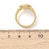 304 Stainless Steel Cuff Rings RJEW-P177-01D-G-5
