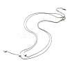 Non-Tarnish 304 Stainless Steel Round Snake Chains Double Layer Necklaces BJEW-K257-03P-1