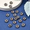 Brass Grade A Crystal Rhinestone Spacer Beads RB-A006-10MM-B-2