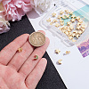 40Pcs 2 Style Brass Beads KK-GO0001-04-3
