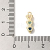 Brass Cubic Zirconia Pendants KK-G499-07G-03-3