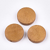 Painted Natural Wood Beads WOOD-S049-02C-06-1