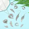 48Pcs 12 Styles Tibetan Style Alloy Pendants FIND-FS0004-86-6