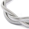 304 Stainless Steel Bracelet for Women BJEW-U009-04P-02-3