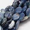 Oval Natural Kyanite/Cyanite/Disthene Bead Strands G-O139-01F-1