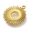 304 Stainless Steel Pendants STAS-Z092-01G-03-2