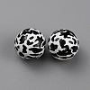 Printed Wood Beads WOOD-SZC0001-07A-1
