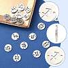 24Pcs 12 Styles 201 Stainless Steel Links/Connectors STAS-FS0001-98-3