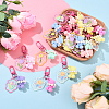 20Pcs 4 Style Shell Pearl & Acrylic Pendant Decorations KEYC-YW00214-4