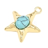 Synthetic Turquoise Pendants GG-G001-01G-05-2