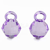 Transparent Acrylic Pendants MACR-S373-125-B02-2