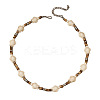 Sea Turtle Dyed Synthetic Turquoise & Coconut Heishi Beaded Necklaces for Men FS-WG4C8C3-02-3