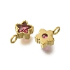 304 Stainless Steel Micro Pave Cubic Zirconia Charms STAS-U027-02G-02-2