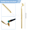 2Pcs 2 Styles Metal Slanting Fine Line Paint Pen AJEW-FH0004-97-2