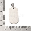 Non-Tarnish 304 Stainless Steel Pendants STAS-C105-06P-3