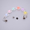Star Plastic Beads Phone Case Chain AJEW-WH0235-08-1