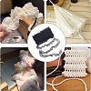 10 Yards Polyester Pleated Lace Trim OCOR-GF0003-52B-5