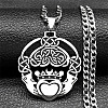 201 Stainless Steel Pendant Necklaces LS-NJEW-C066-12P-1