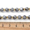 Terahertz Stone Round Beads Strands G-R002-01A-3