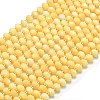 Natural Yellow Jade Beads Strands LS-G-P573-A50-01-2