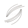 Brass Curved Bars Tassel Big Pendants KK-O144-31P-2