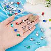 32Pcs 8 Colors Alloy Pendants FIND-PH0021-93-3