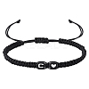 1Pc Adjustable Nylon Cord Braided Bracelets for Women Men BJEW-LP0001-31A-C-1