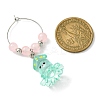 Ocean Theme Resin Wine Glass Charms AJEW-JO00243-5