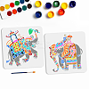 1 Set PET Hollow Out Drawing Painting Stencils DIY-MA0004-70B-1
