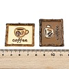 Opaque Resin Cabochons RESI-F071-01-3