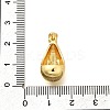 Rack Plating Brass Micro Pave Cubic Zirconia Pendants KK-L226-102G-M-3
