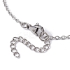 Crystal Holder Cage Necklace NJEW-JN04585-7