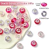 30Pcs 3 Colors Handmade Glass European Beads GLAA-YW0004-21B-2